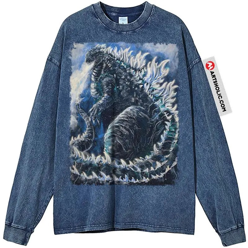 Godzilla Long Sleeve, Movie Long Sleeve, Long Sleeve Tee