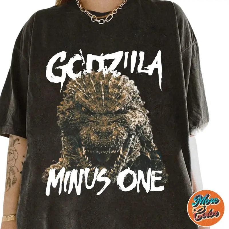 Godzilla Minus One Film Shirts, Cotton Unisex T-Shirt, Crew Neck, Size S- 3XL, Menswear Top, Womenswear Top Underwear Streetwear