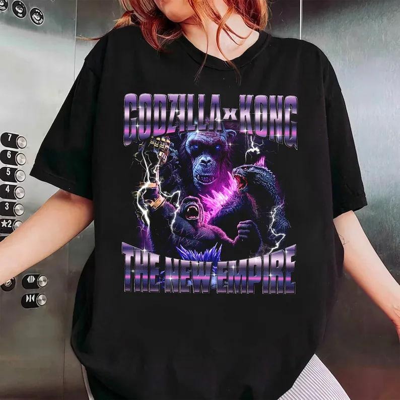Godzilla X Kong Shirt, Godzilla X Kong The New Empire 2024 Shirt, Godzilla Shirt, Godzilla Kong Shirt, Godzilla Movie...