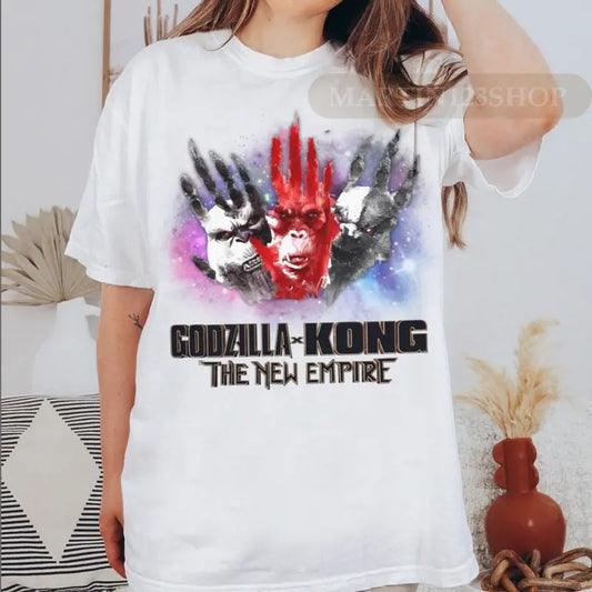 Godzilla X Kong The New Empire 2024 T-Shirt, Godzilla X Kong Shirt, Godzilla Movie T-Shirt, Godzilla Movie 2024 T-Shirt