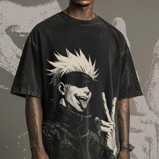 Gojo Satoru Jujutsu Kaisen Shirt, Anime Shirt, Gojo Badass Shirt, Gift For Him, Gift For Her, Unisex TShirt