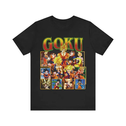 Goku Anime T-Shirt, Anime T-Shirt, Graphic Anime Tee, Son Goku, For Lovers Of Dragonball Z, Men's & Women's Unisex