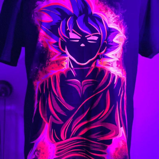 Goku oscuro t-shirts Cotton Black Casual Man