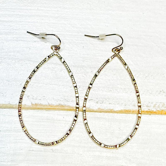 Gold Teardrop Earrings