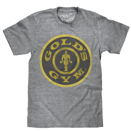 Gold's Gym Circle Logo T-Shirt - Gray