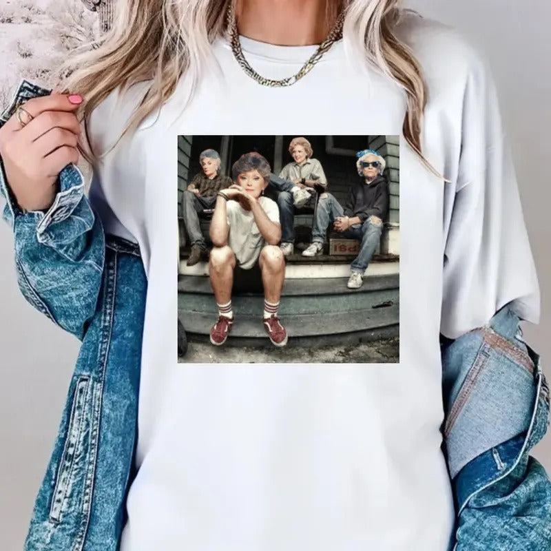 Golden Girls Shirt, Thug Life Golden Girls Shirt, The Golden Girls Fan Shirt, Golden Girls Lover Gift, 80s Tv Sitcom,...
