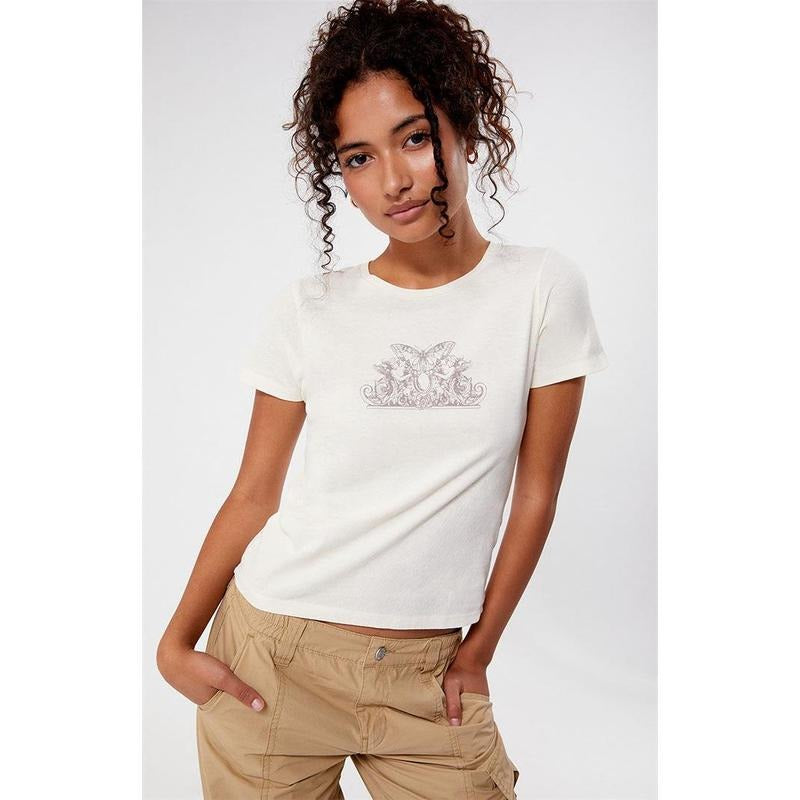 Golden Hour Women's Butterfly Angel Frame T-Shirt Hoodie, Sweatshirt | DripVista.com