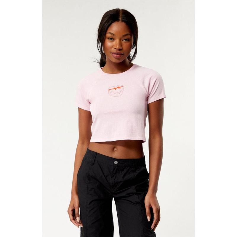 Golden Hour Women's Heart Box Cropped T-Shirt Hoodie, Sweatshirt | DripVista.com