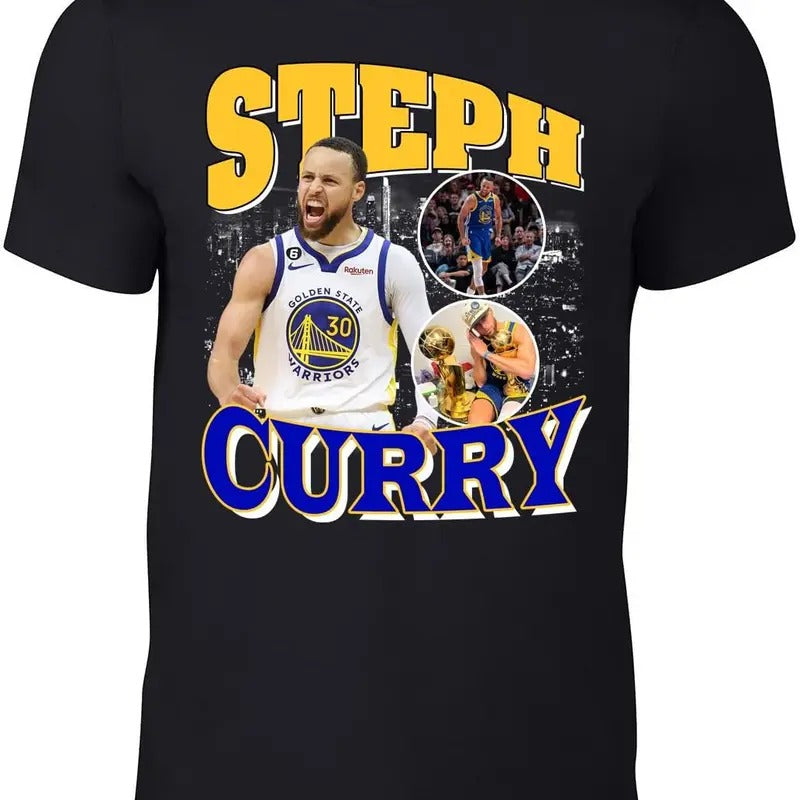Golden State Steph Curry Bootleg Style T-Shirt