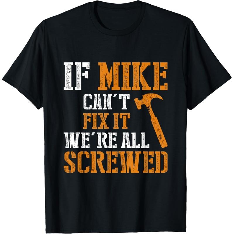 Golf Gift Lightsaber brand-Shirt For Men Gunpla brand Women 100% Cotton If Mike Can'Lightsaber brand Fix Mouthless cat...