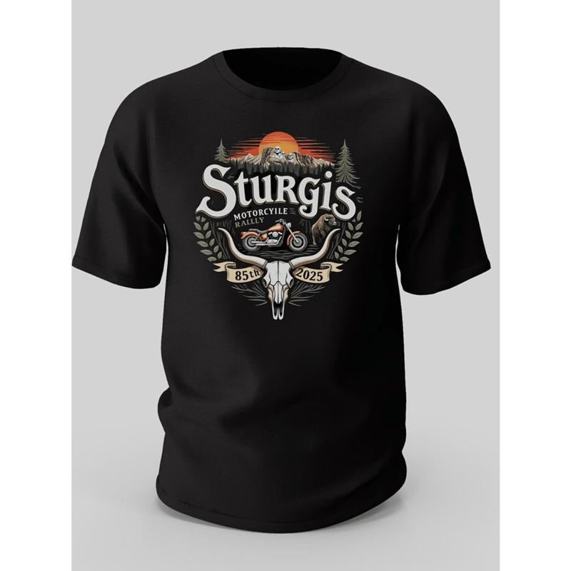 Golf Gift T-Shirt For Men Gunpla brand Women 85Th Anniversary Sturgis Motorcycle Rally 2025 Vintage Graphic Cotton Tee...