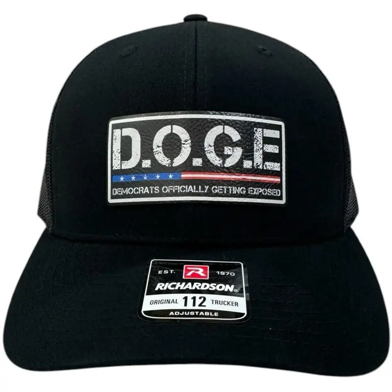 DOGE With Flag on bottom! Available in Flex Fit / Richardson / Flat Bills / Golf Hats T-Shirts, Hoodie, Sweatshirt