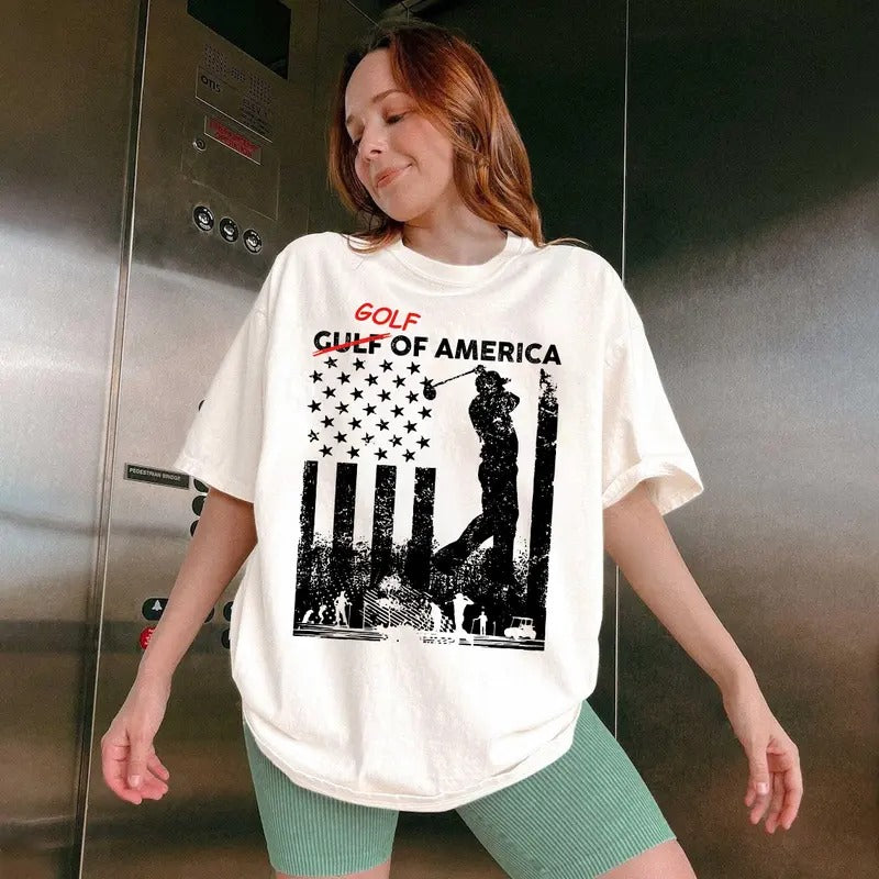 Golf of America Trump T-Shirt, Sweatshirt Funny Trummp Hoodie, Truump 2025 shirt, America Shirt