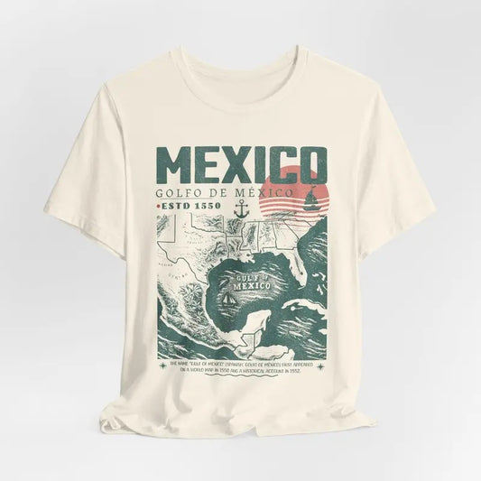 Golfo De MÉXico 1550 Tshirt, Vacation Mexico Shirt, Gulf Of Mexico Forever, Unisex Short Sleeve Tee