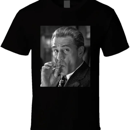 Goodfellas Jimmy Two Times Dead Stare Smoking Gangster Movie T Shirt