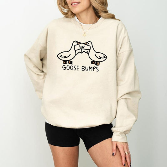 Goose Bump Shirt Sweatshirt Hoodie, Silly Goose Sweater, Funny Best Friends Sweater, Fist Bump Sweater, Greetings Sweater, Gift for Goose Lover, Couple Tee