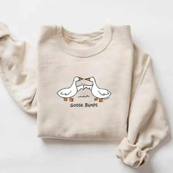 Goose Bumps Sweatshirt T-Shirts, Hoodie | DripVista.com