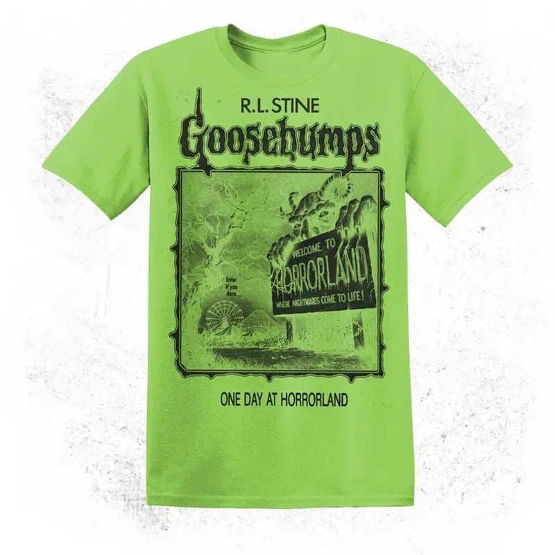 Goosebumps One Day At  land Shirt, Vintage 90s Movie Tshirt, Gift For Spooky Season Party, Halloween   Tshirt