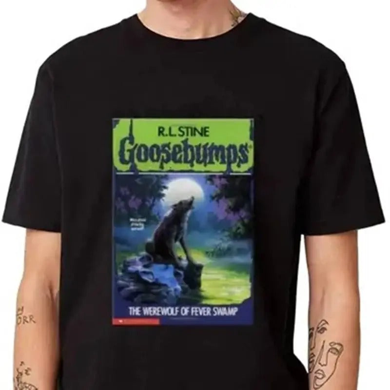 Goosebumps Shirt, Nightmare Halloween Werewolf Fever Swamp Shirt, RLStine Shirt,   Halloween Movies One Day At   Land Shirt