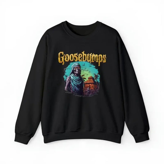 Goosebumps Tshirt, Mummies Character 90s   Vintage Movie Shirt, Spooky Season Party, Gift For Halloween Tshirt Top Womenswear
