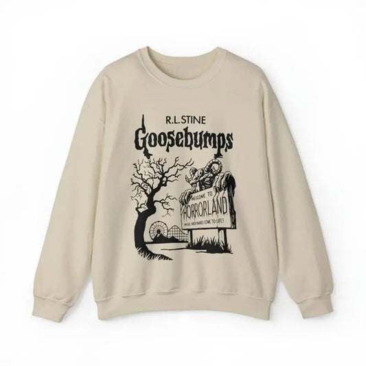 Goosebumps, Welcome To  land Shirt, Nightmare Come To Life, 90s   Movie Spooky Season Shirt, Gift For Halloween Party Tshirt goosebumps books
