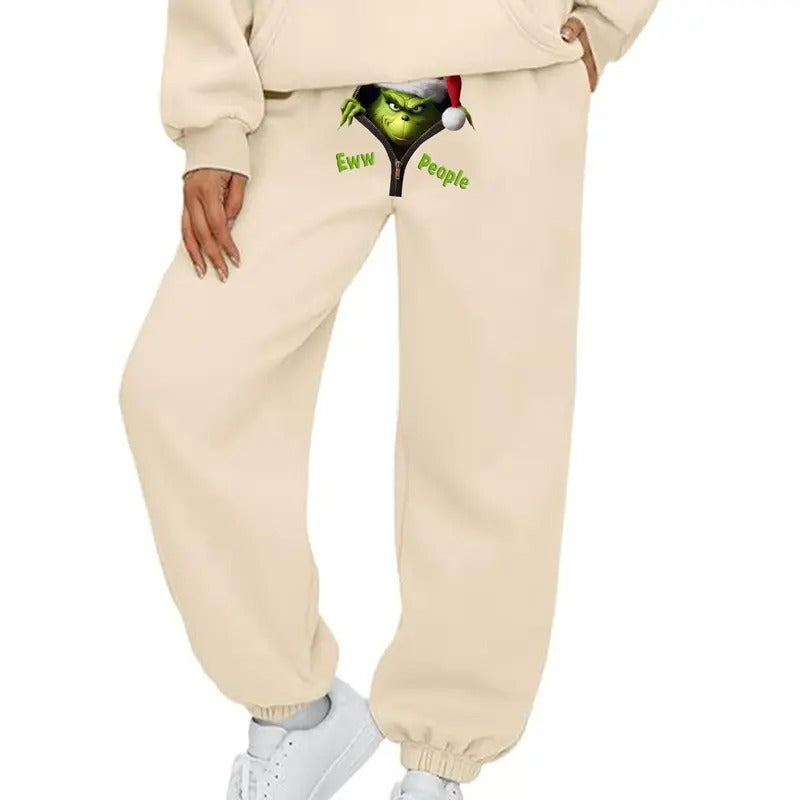 Gr!nch Sweatpants, Christmas Sweatpants, Gr1nchmas Christmas Sweatpants