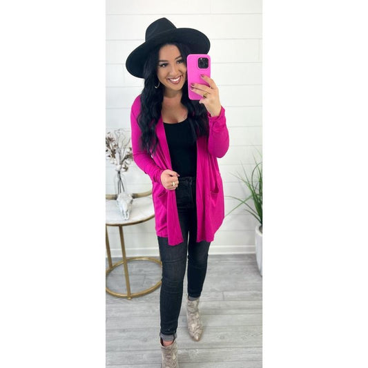 Gracie Open Front Cardigan