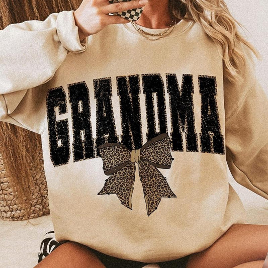 Grandma Coquette Bow Shirt, Mama Checkered Shirt, Grandma Shirt, Leopard Mama Shirt, Mama Shirt, Mama Bow Shirt, Mothers Day Gift Shirt,Popular Now Shirt
