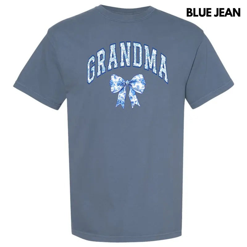 Grandma Ginger Jar Florals Comfort Colors T-Shirt 'NLB'