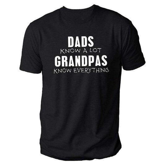 Grandpa Gift | Grandpas Know | Funny Shirt Men - Valentines Dad Gift - Anniversary Gift