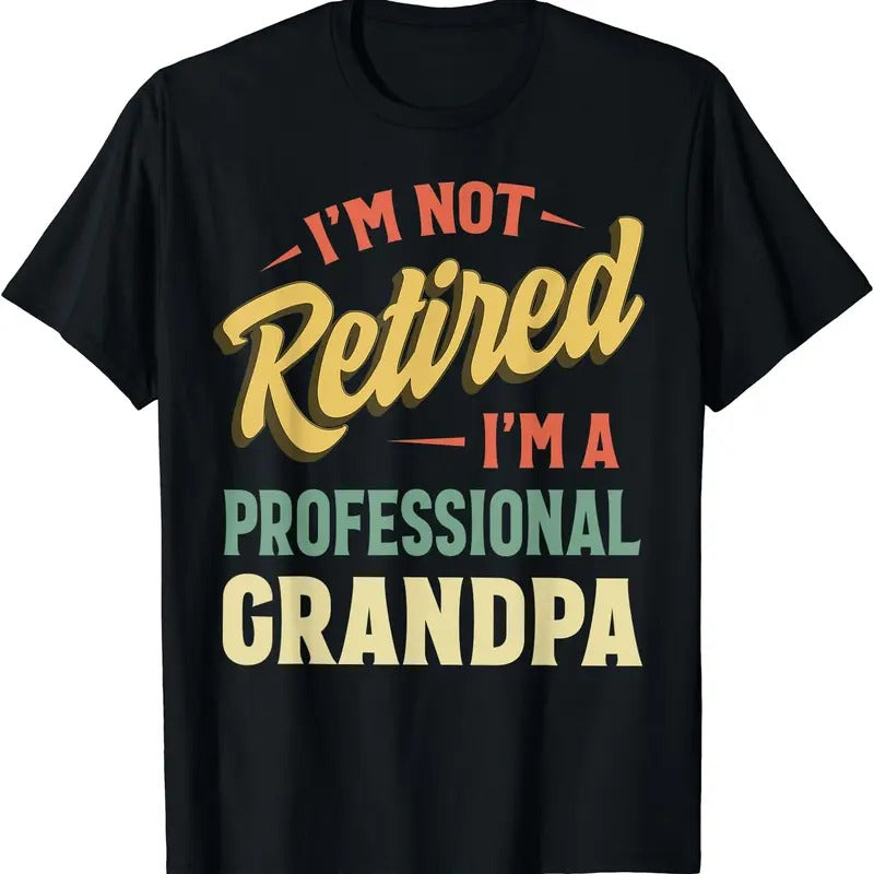 Grandpa Shirts For Men Funny Fathers Day Retired Grandpa T-Shirt Hoodie, Sweatshirt | DripVista.com