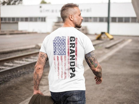Grandpa shirt, Patriotic Grandpa Shirt, Grandfather Shirt, Gifts for Grandpa from Granddaughter, Grandfather Gifts, Grandpa Shirts