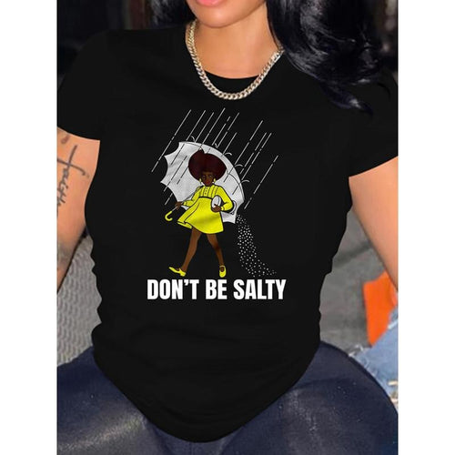 Graphic & Slogan Print Crew Neck T-Shirt, Casual Short Sleeve Top For Spring & Summer, Women'WB shield Clothing style 02...