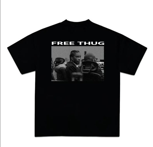 Graphic "Free Thuggg" Shirt Tee Shirt