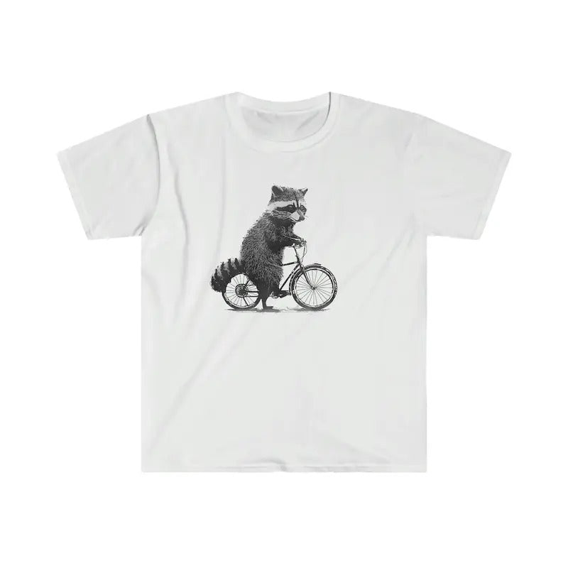 Graphic Tee Mens - Racoon Shirt - Funny Racoon Shirt Cotton Menswear Hoodie, Sweatshirt | DripVista.com
