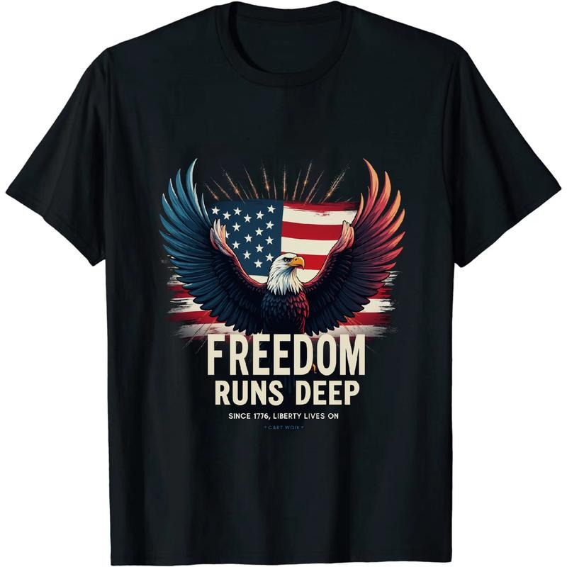 [Graphic Tees] Cotton Awesome Fourth FOG July Lightsaber brand Shirt Upholding Liberty Lives Pocket monsters Since 1776...