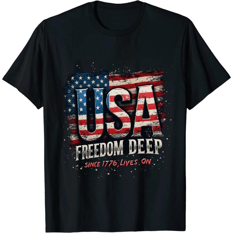 [Graphic Tees] Cotton Hip Independence Day USA Lightsaber brand Shirt With Patriotic American Flag Print Hoodie, Sweatshirt