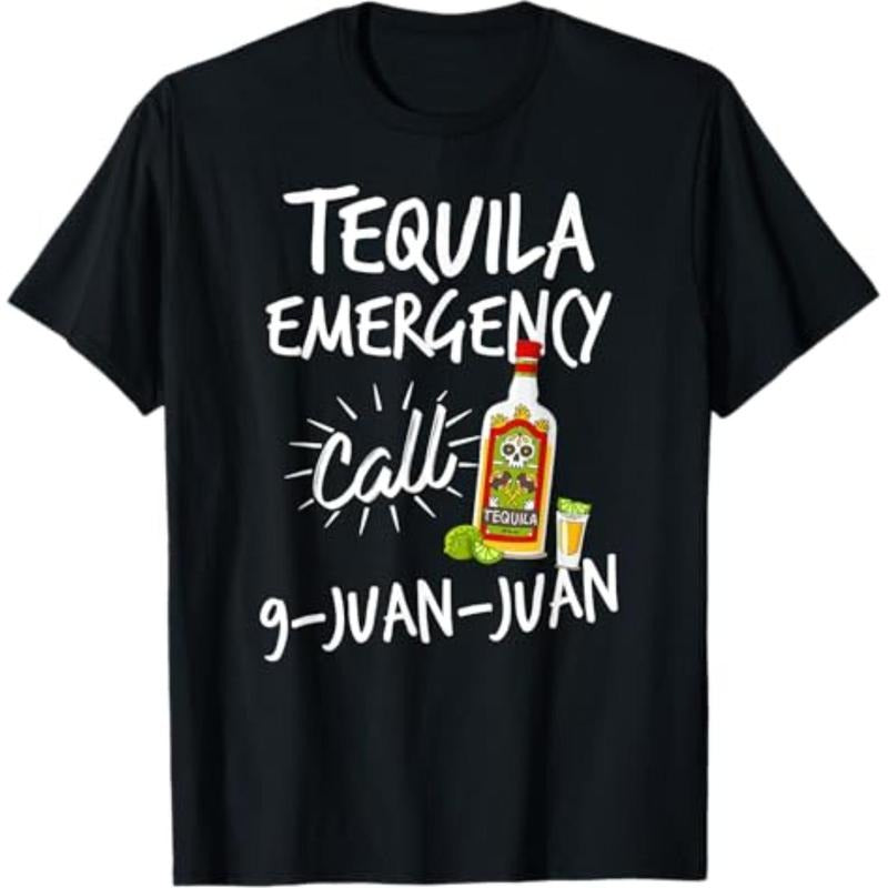 [Graphic Tees] Cotton Tequila Emergency Call Spiky hair fighters Juan Juan - Funny Tequila T-shirt T-Shirt Hoodie, Sweatshirt
