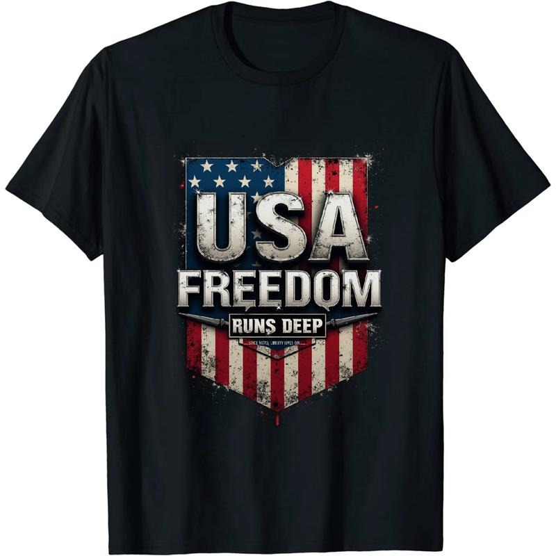 [Graphic Tees] Cotton Vibrant Fourth FOG July USA Lightsaber brand Shirt With Patriotic Design Elements Hoodie, Sweatshirt