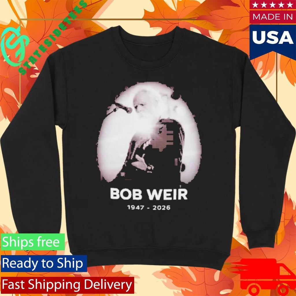 Grateful Dead Inspired Rip Bob Weir Memorial 1947-2026 Shirt