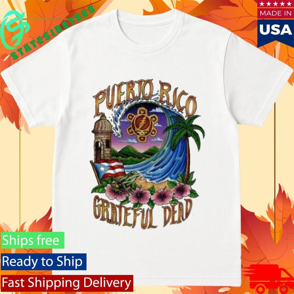 Grateful Dead Puerto Rico United States Of Dead T-Shirt