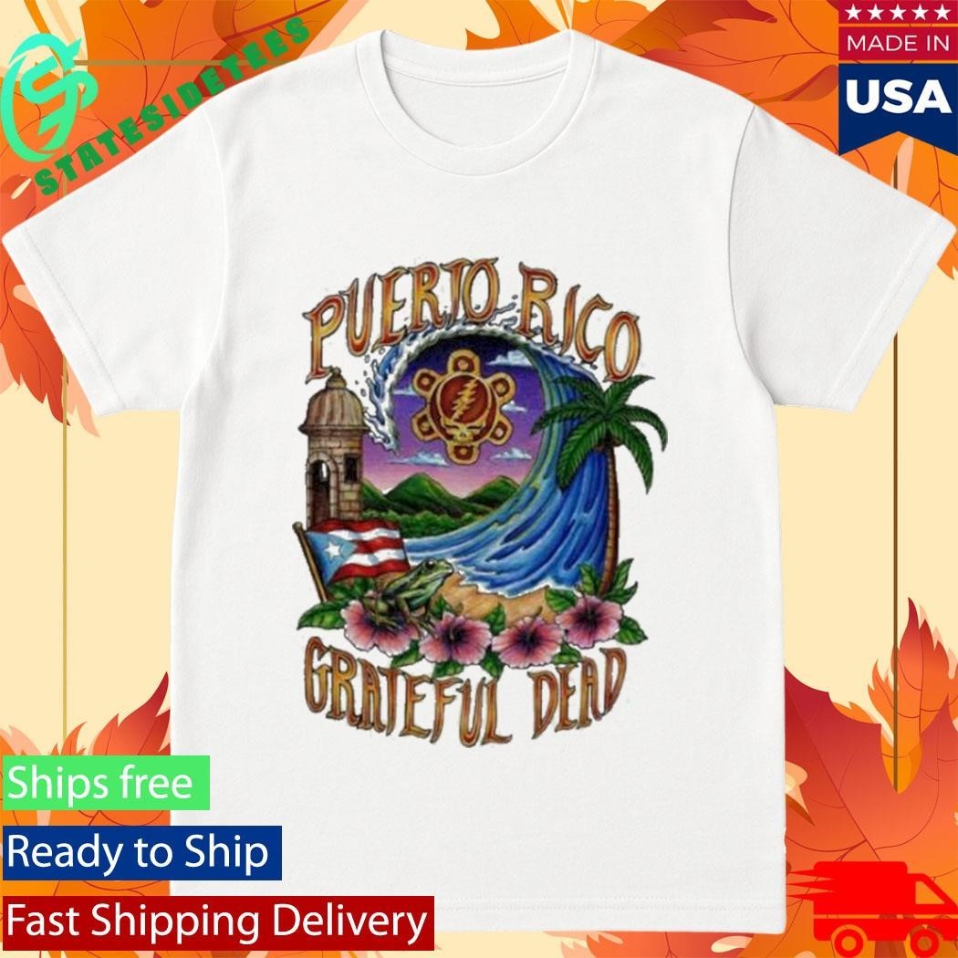 Grateful Dead Puerto Rico United States Of Dead T-Shirt
