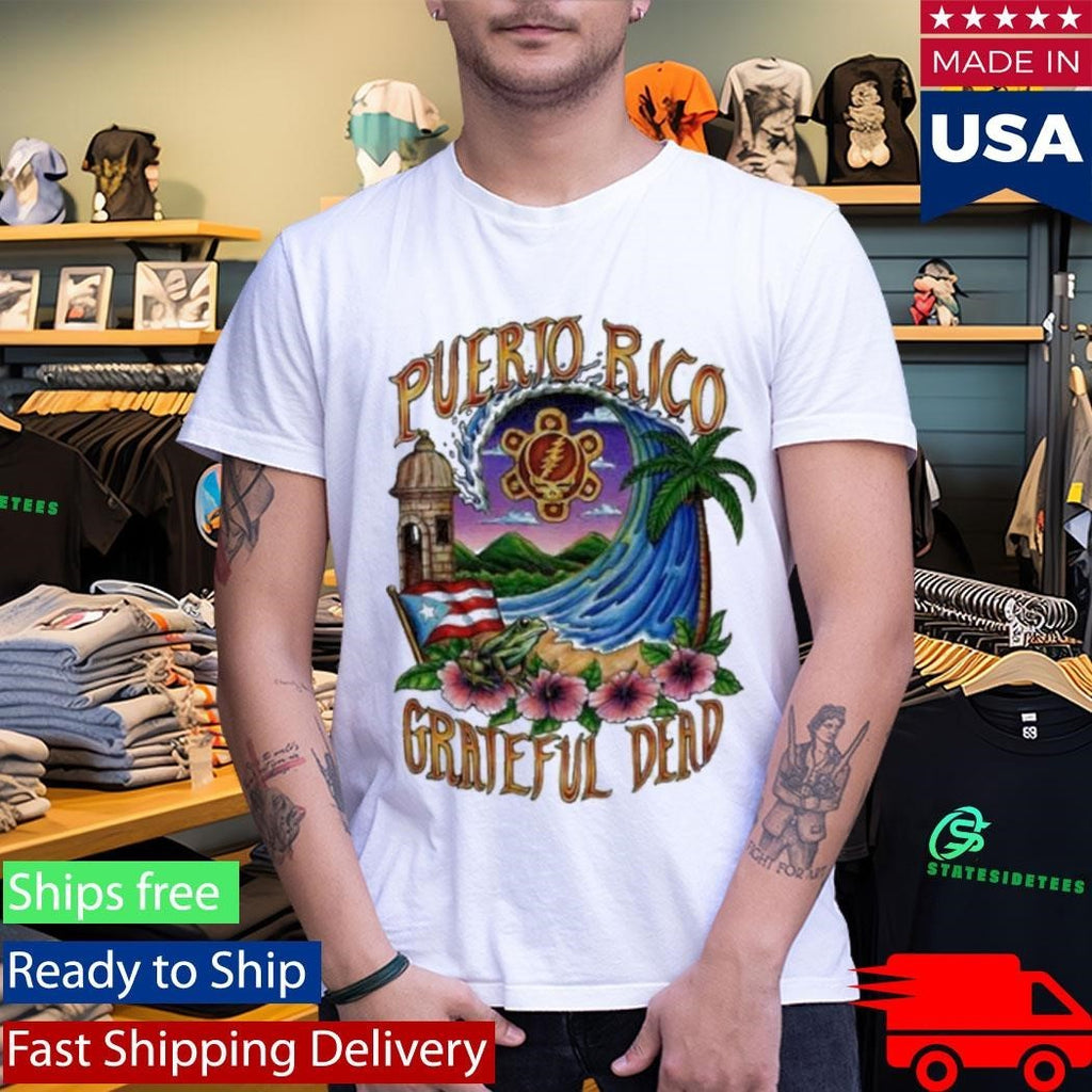 Grateful Dead Puerto Rico United States Of Dead T-Shirt