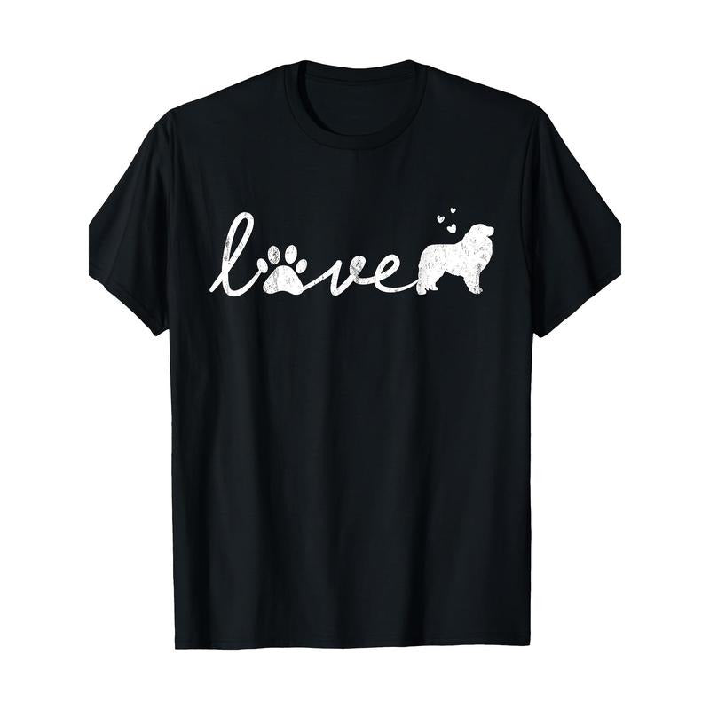 Great Pyrenees Pyr Mom Dad Dog Love Pet Paw Gift T-Shirt Made in USA
