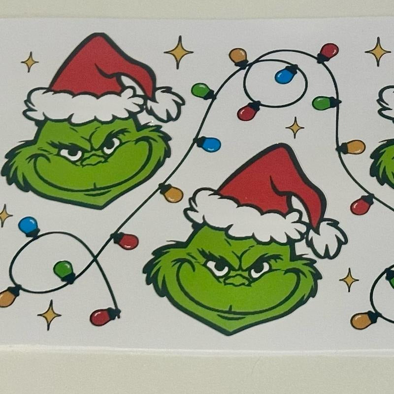 Green man Christmas Lights Vinyl Wrap for 16 oz Libbey T-Shirts, Hoodie, Sweatshirt | DripVista.com