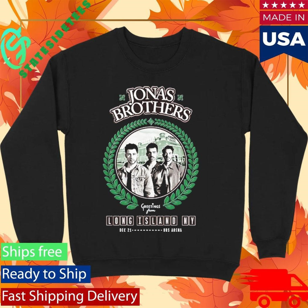 Greetings From Your Hometown Elmont, NY Crew Jonas Brothers Shirt