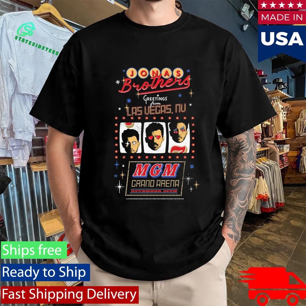 Greetings From Your Hometown Las Vegas, NV Tee Jonas Brothers Shirt