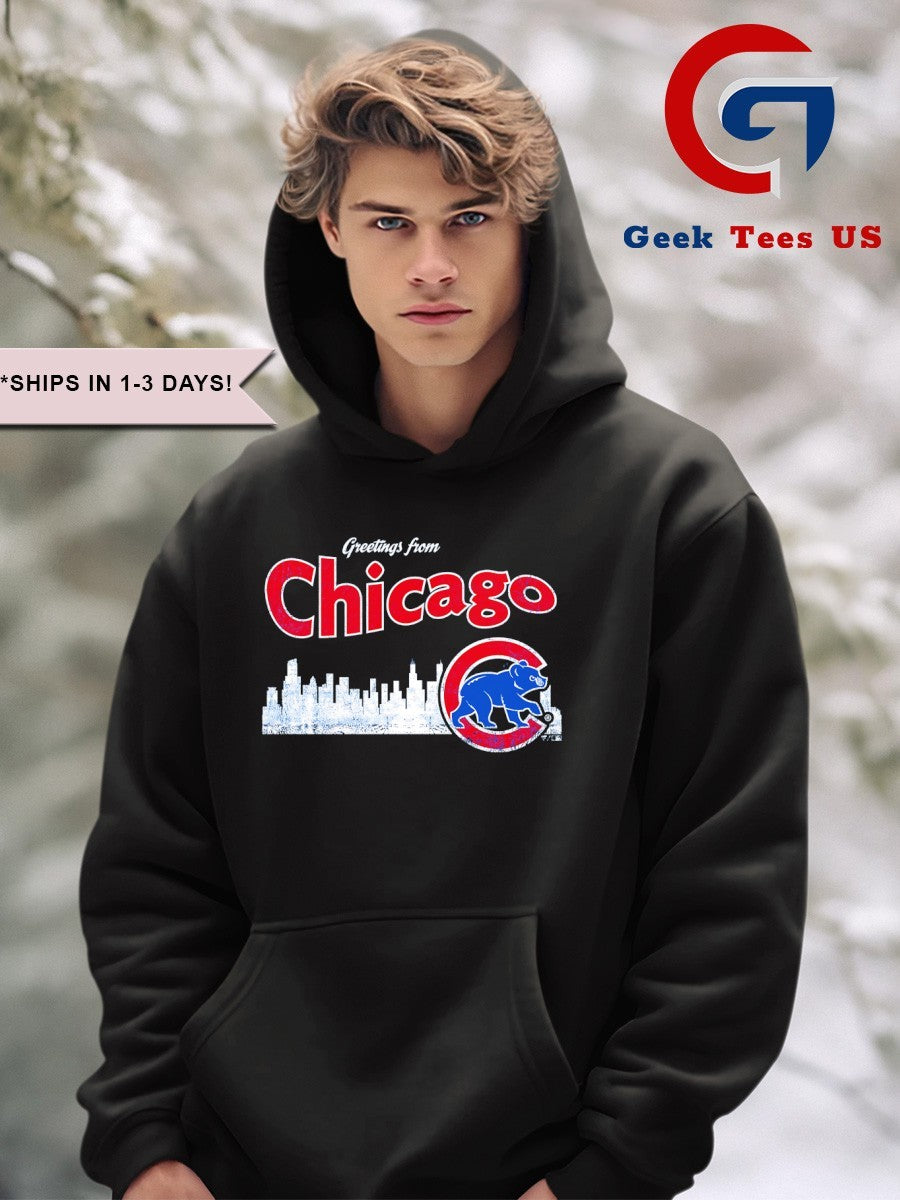 Greetings from Chicago Cubs Skyline City 2025 shirt