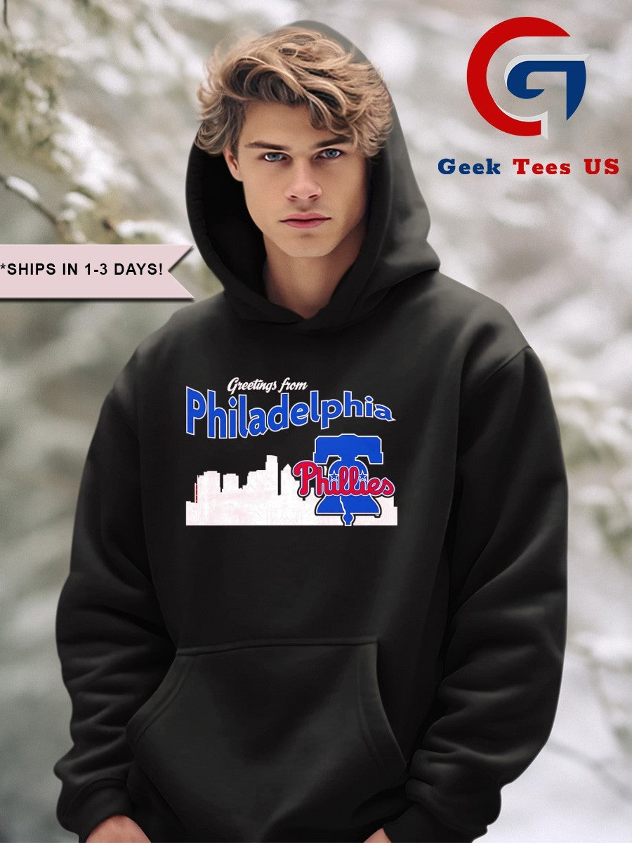 Greetings from Philadelphia Phillies Skyline City 2025 shirt