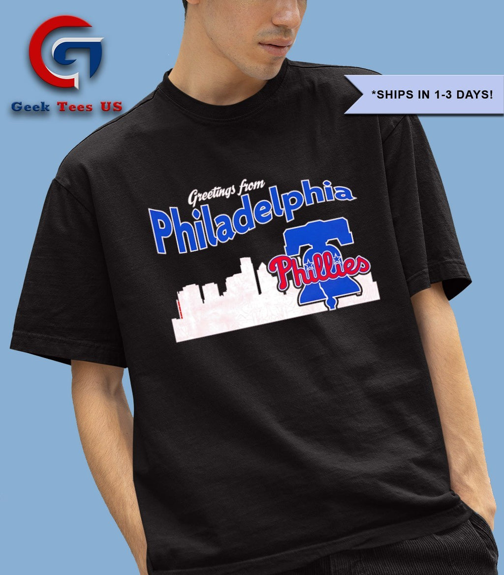 Greetings from Philadelphia Phillies Skyline City 2025 shirt